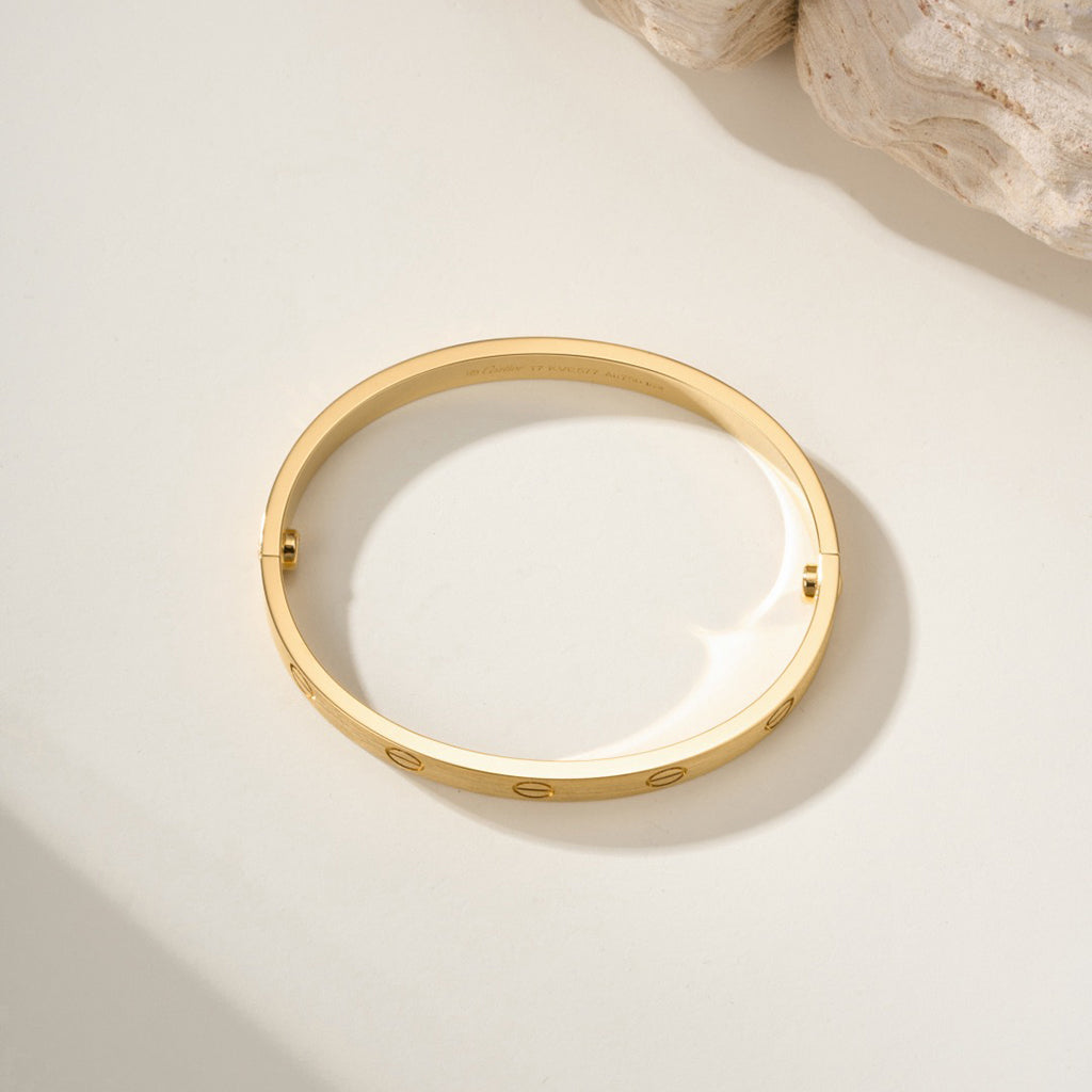 [LUXE JEWELRY] LOVE BRACELET 6.1MM BRUSHED