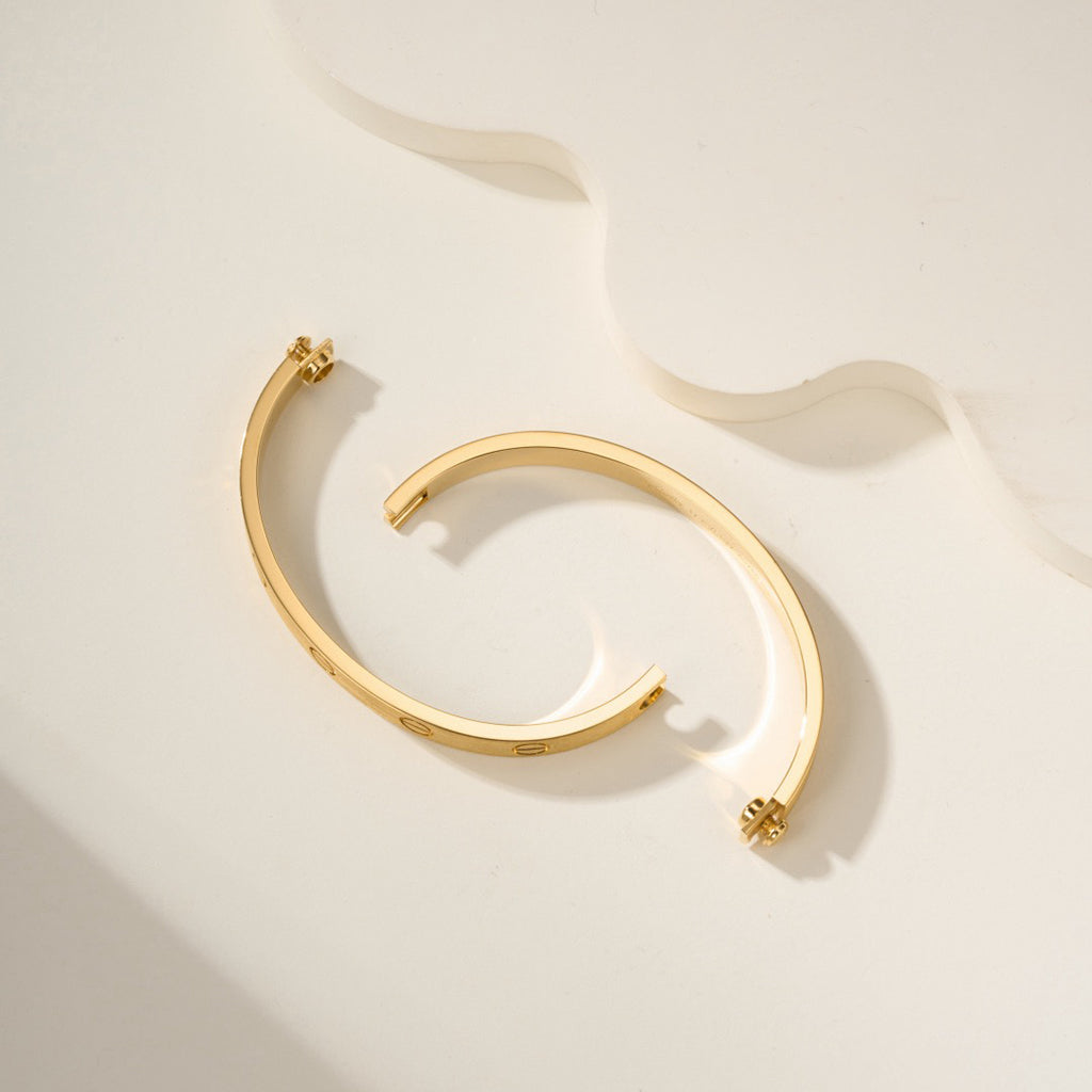 [LUXE JEWELRY] LOVE BRACELET 6.1MM BRUSHED