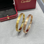 [LUXE JEWELRY] LOVE BRACELET 6.1MM BRUSHED