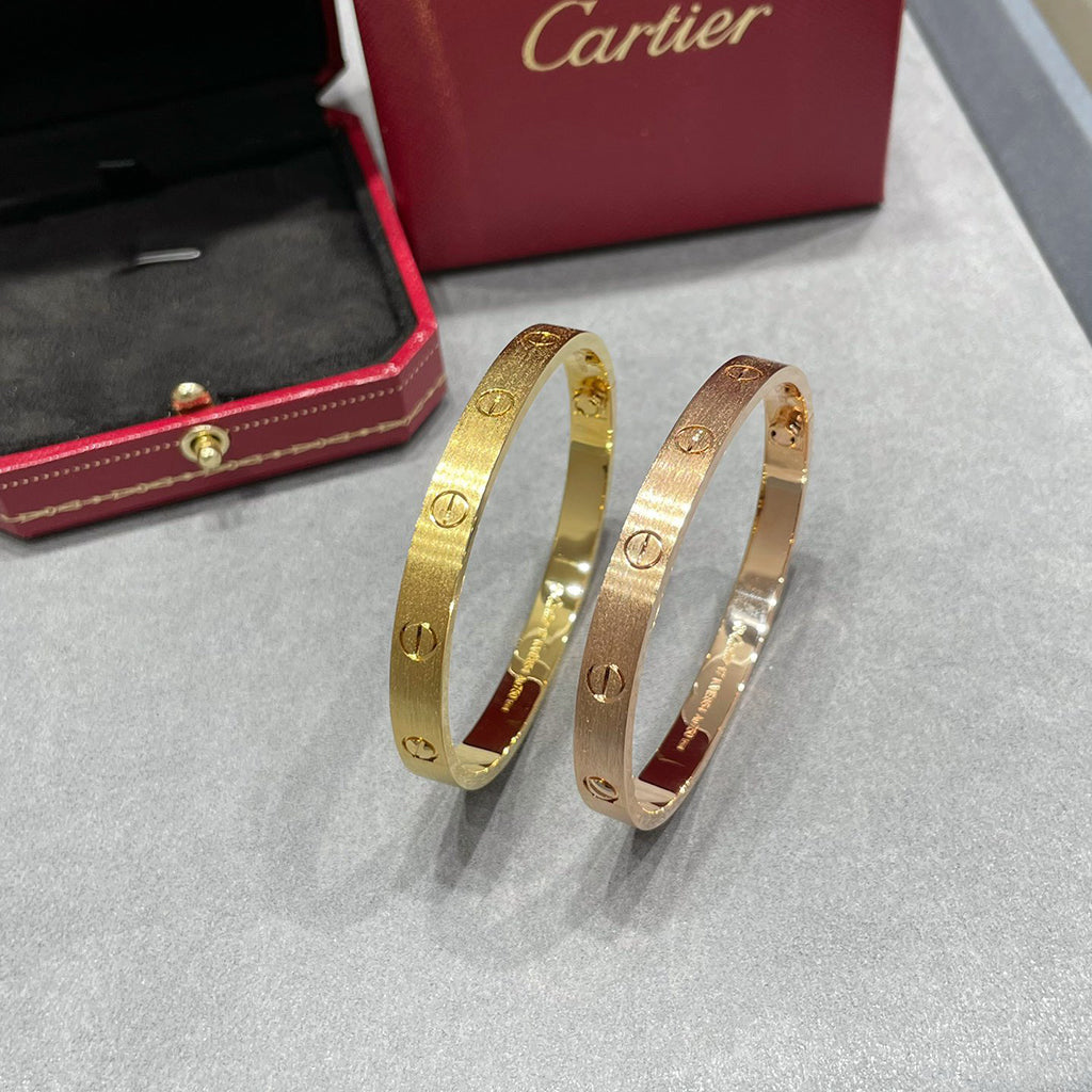[LUXE JEWELRY] LOVE BRACELET 6.1MM BRUSHED