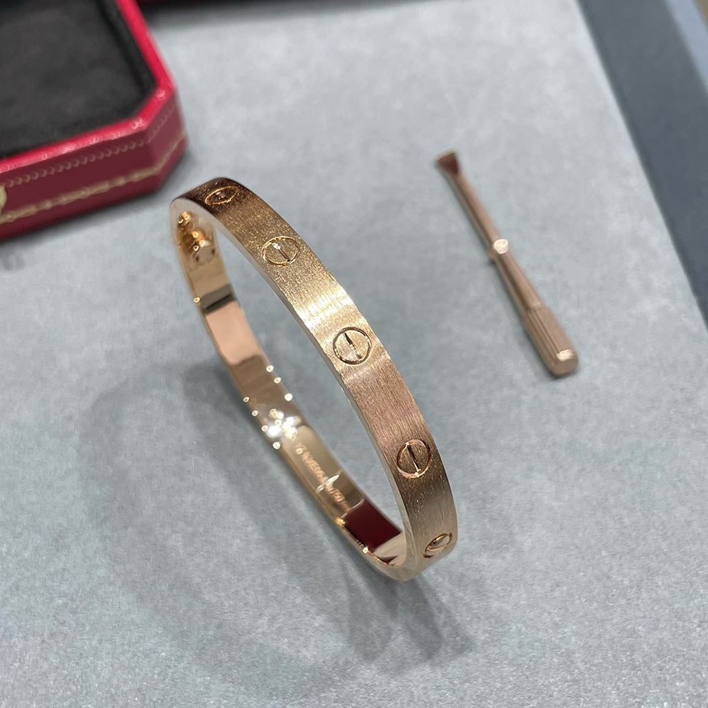 [LUXE JEWELRY] LOVE BRACELET 6.1MM BRUSHED