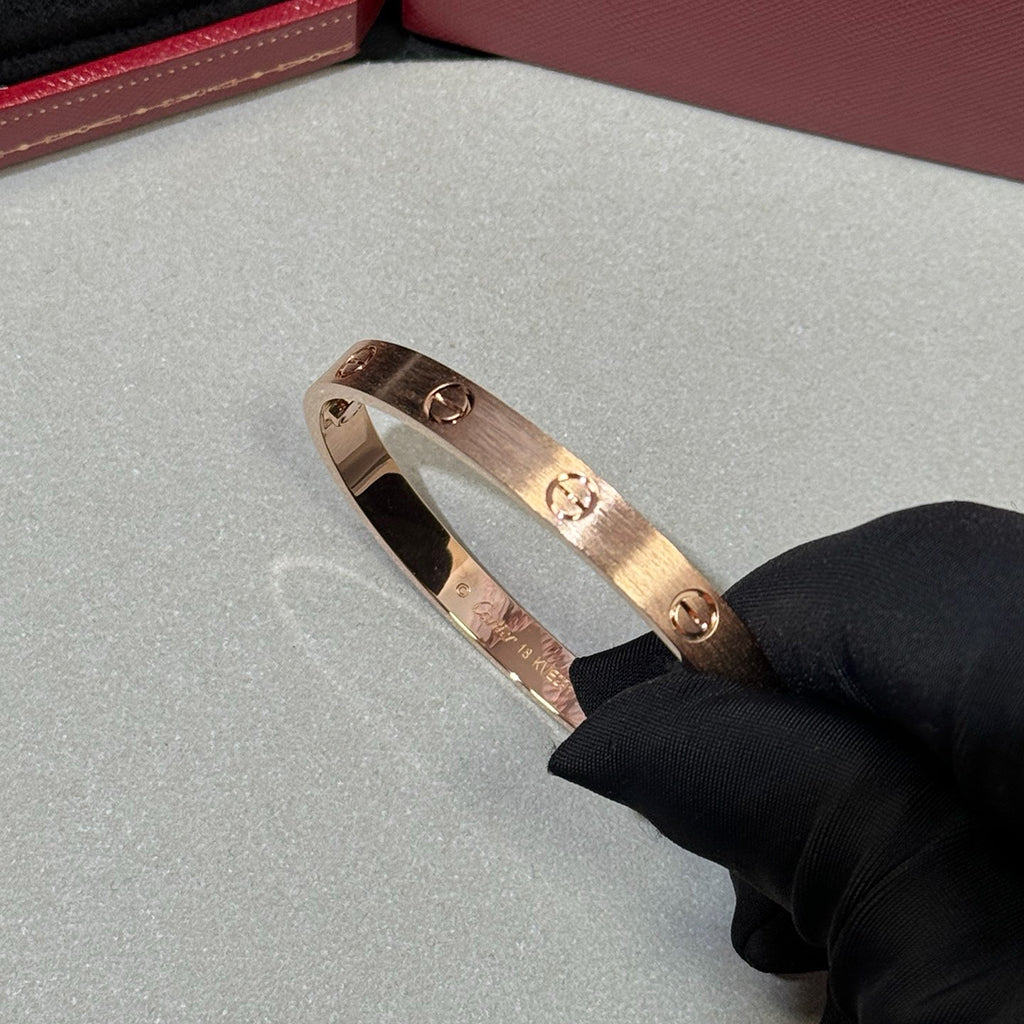 [LUXE JEWELRY] LOVE BRACELET 6.1MM BRUSHED