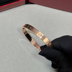 [LUXE JEWELRY] LOVE BRACELET 6.1MM BRUSHED