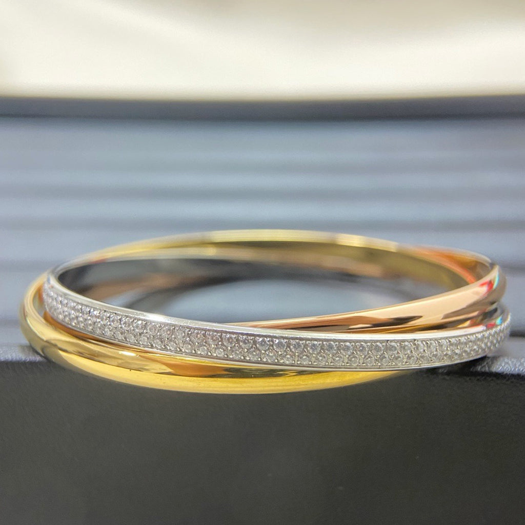 [LUXE JEWELRY] TRINITY 2.8MM SMALL BRACELET