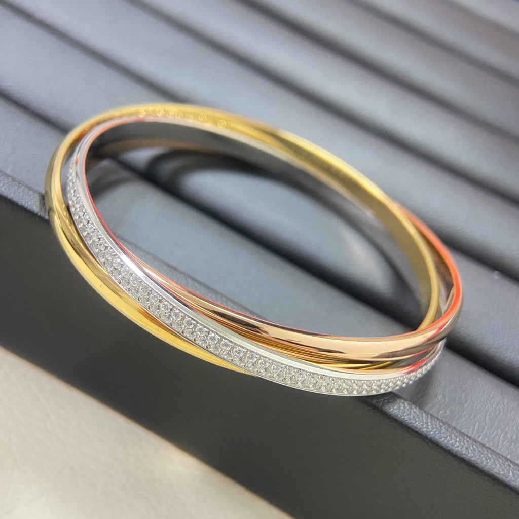 [LUXE JEWELRY] TRINITY 2.8MM SMALL BRACELET