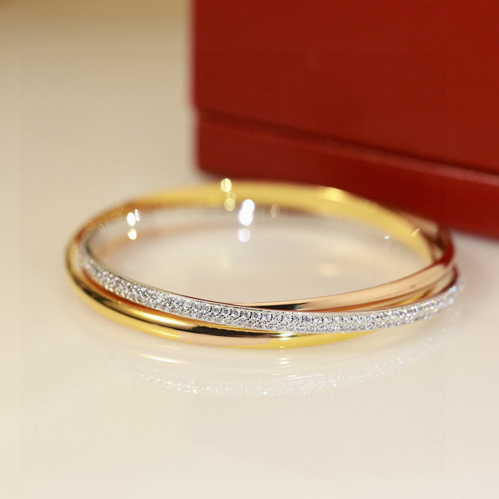 [LUXE JEWELRY] TRINITY 2.8MM SMALL BRACELET
