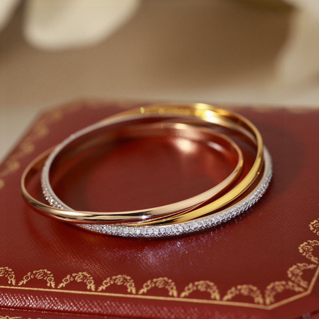 [LUXE JEWELRY] TRINITY 2.8MM SMALL BRACELET