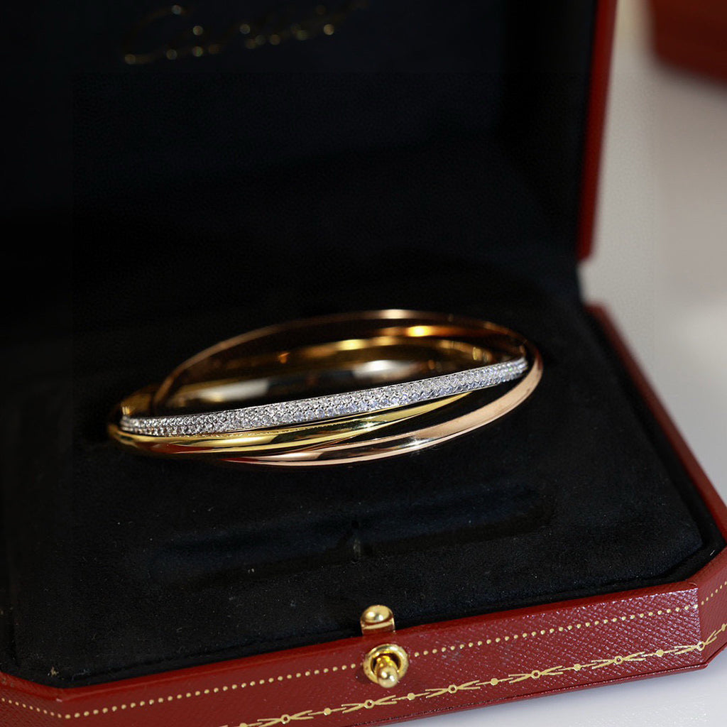 [LUXE JEWELRY] TRINITY 2.8MM SMALL BRACELET