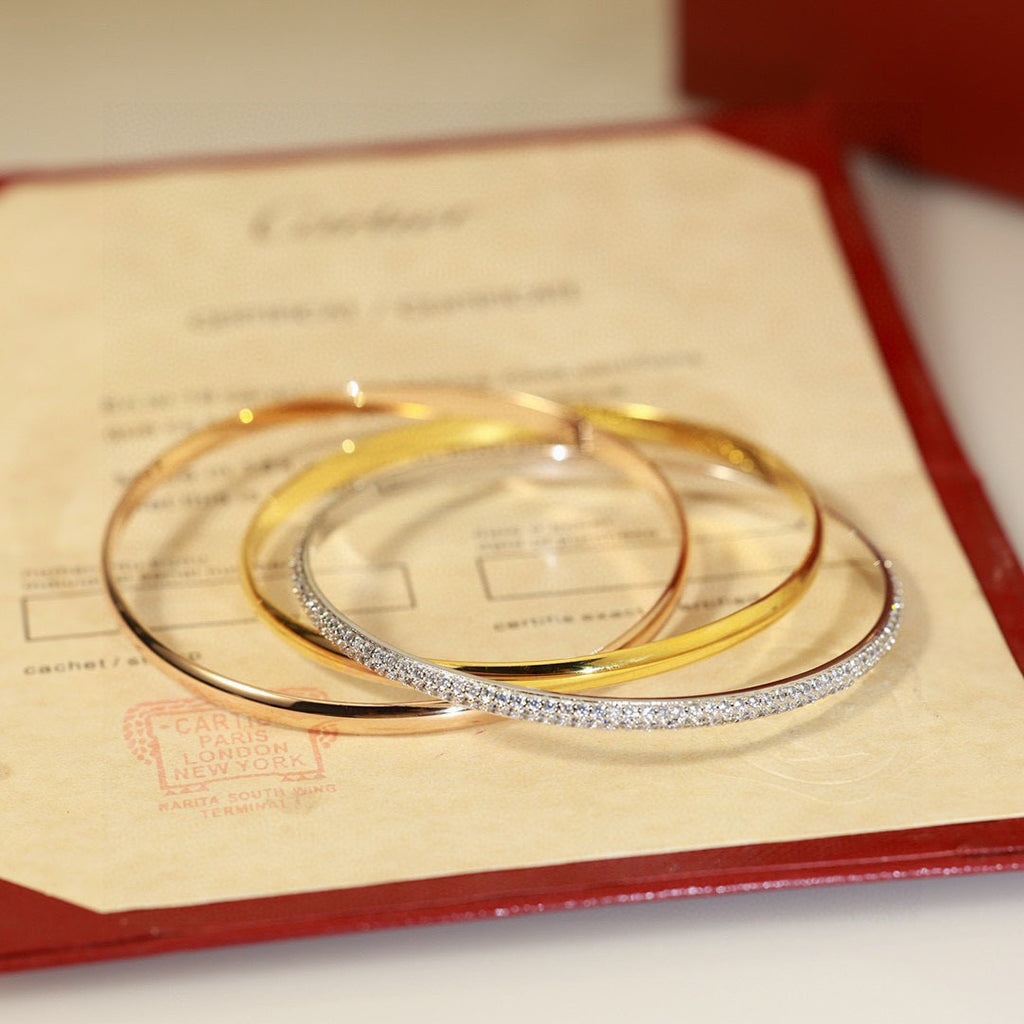 [LUXE JEWELRY] TRINITY 2.8MM SMALL BRACELET