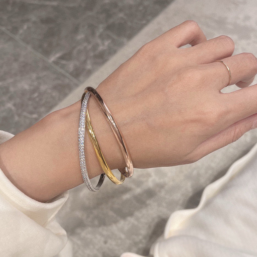 [LUXE JEWELRY] TRINITY 2.8MM SMALL BRACELET
