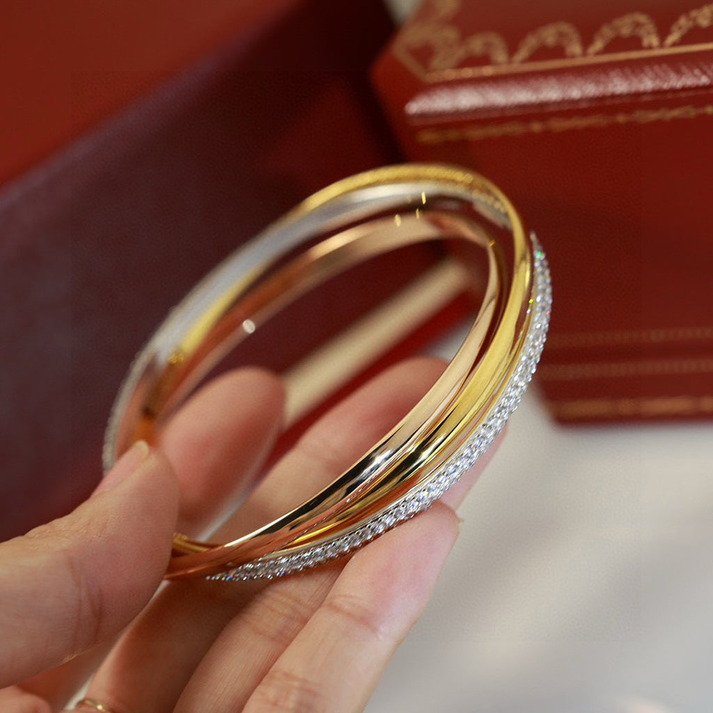 [LUXE JEWELRY] TRINITY 2.8MM SMALL BRACELET
