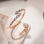 [LUXE JEWELRY] PANTHERE DOUBLE HEADED FULL DIAMOND  RING