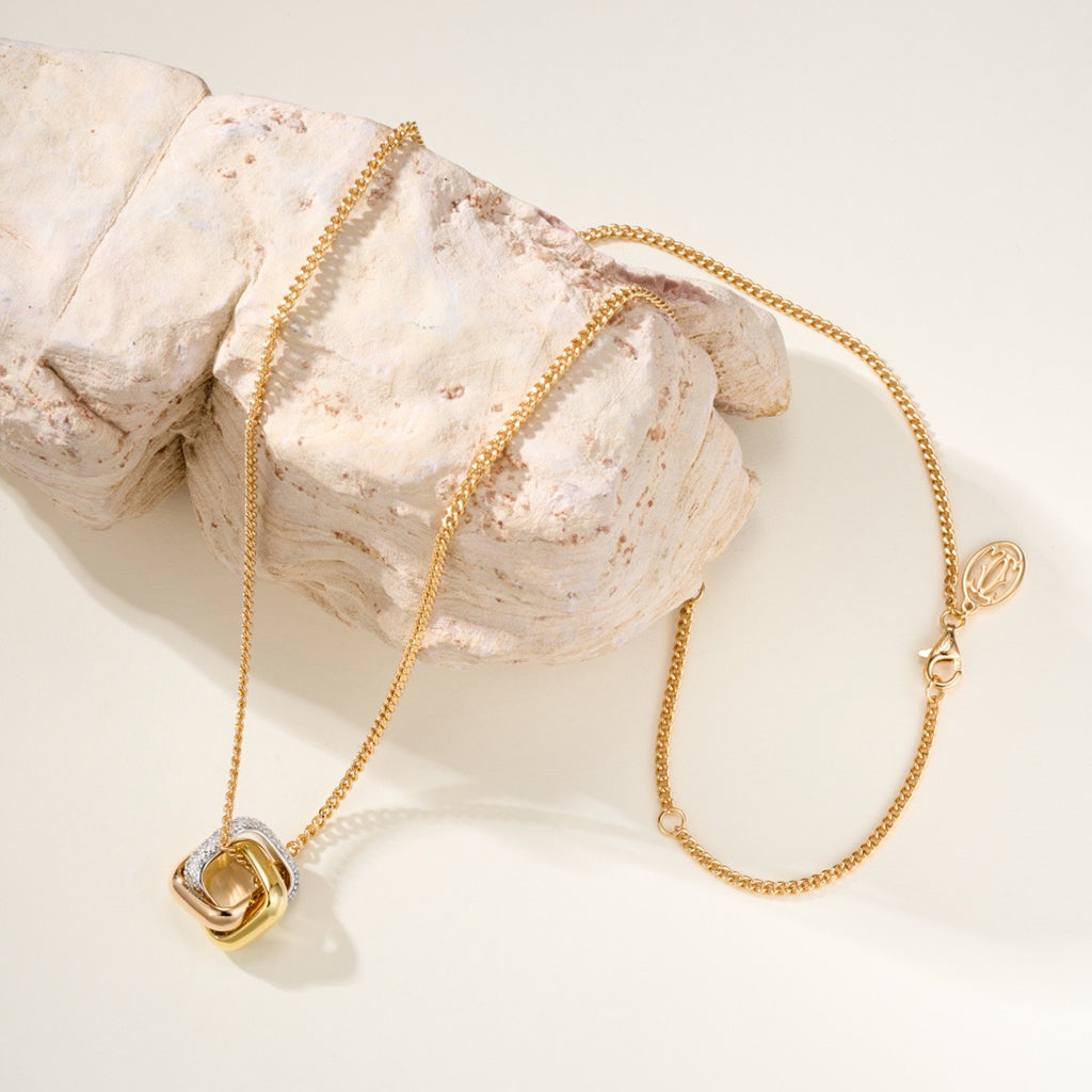 [LUXE JEWELRY] TRINITY CUSHION NECKLACE COLLECTION