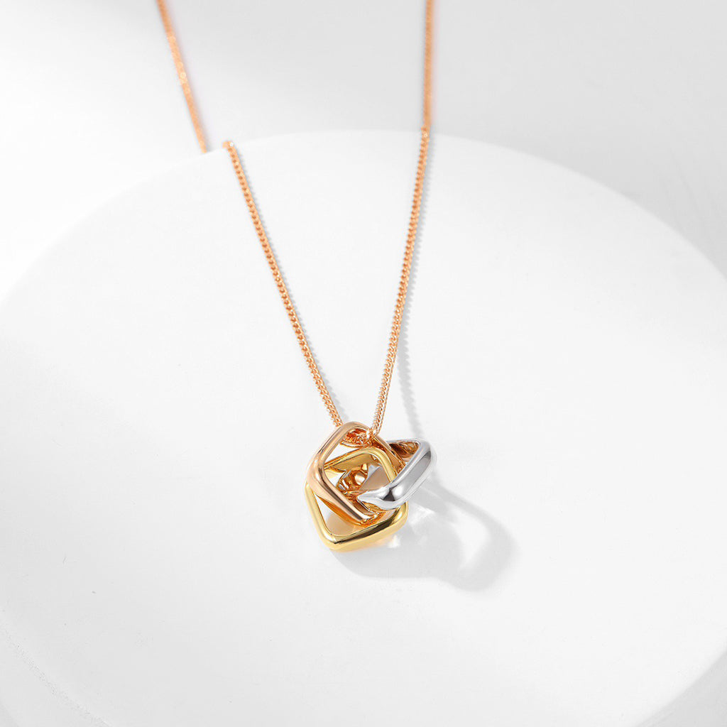 [LUXE JEWELRY] TRINITY CUSHION NECKLACE COLLECTION