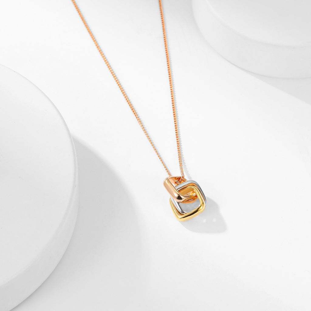 [LUXE JEWELRY] TRINITY CUSHION NECKLACE COLLECTION