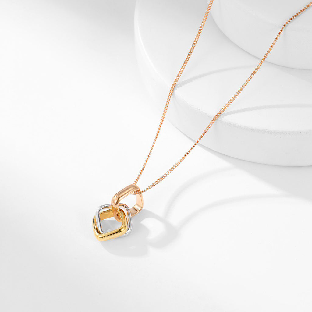 [LUXE JEWELRY] TRINITY CUSHION NECKLACE COLLECTION