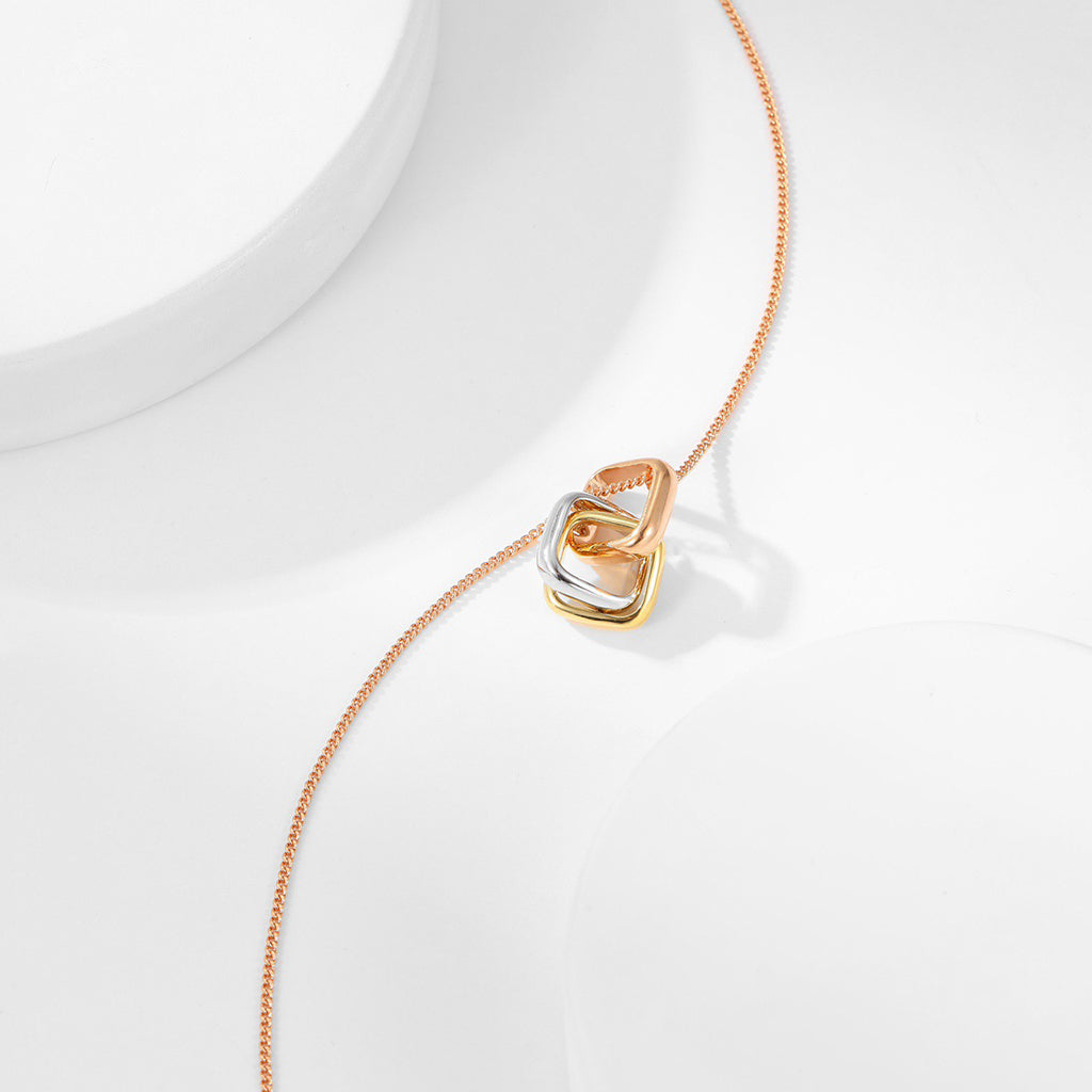 [LUXE JEWELRY] TRINITY CUSHION NECKLACE COLLECTION