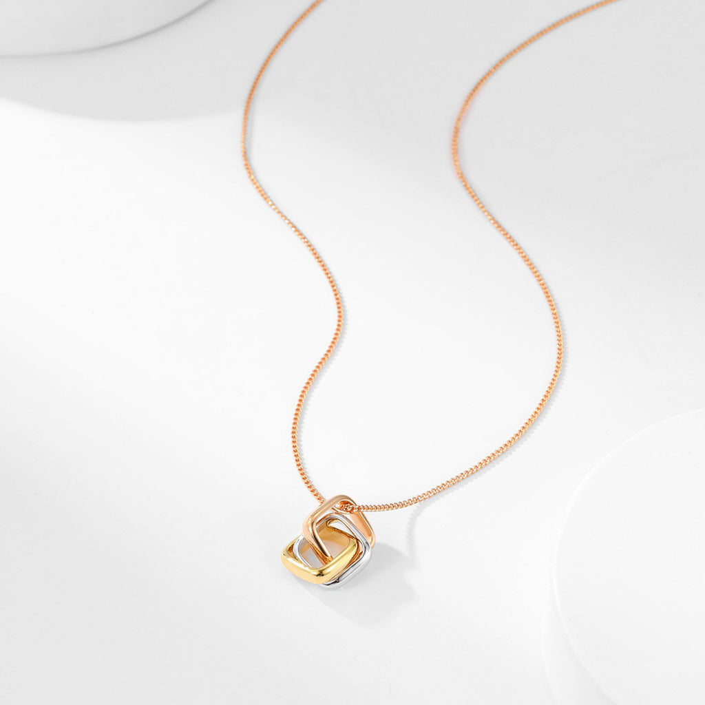 [LUXE JEWELRY] TRINITY CUSHION NECKLACE COLLECTION