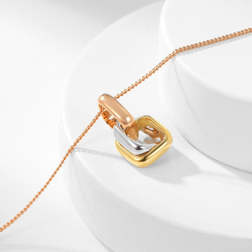[LUXE JEWELRY] TRINITY CUSHION NECKLACE COLLECTION