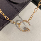 [LUXE JEWELRY] JUSTE NECKLACE FULL DIAMONDS