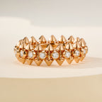 [LUXE JEWELRY] CLASH 6.8MM DIAMOND MEDIUM RING