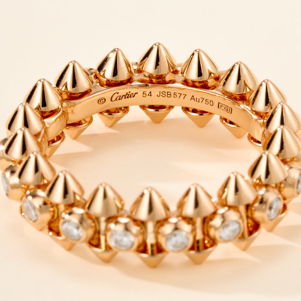 [LUXE JEWELRY] CLASH 6.8MM DIAMOND MEDIUM RING