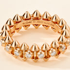 [LUXE JEWELRY] CLASH 6.8MM DIAMOND MEDIUM RING