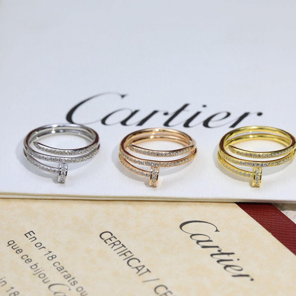 [LUXE JEWELRY] JUSTE RING 4.8MM FULL DIAMOND
