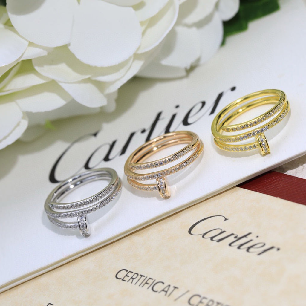 [LUXE JEWELRY] JUSTE RING 4.8MM FULL DIAMOND