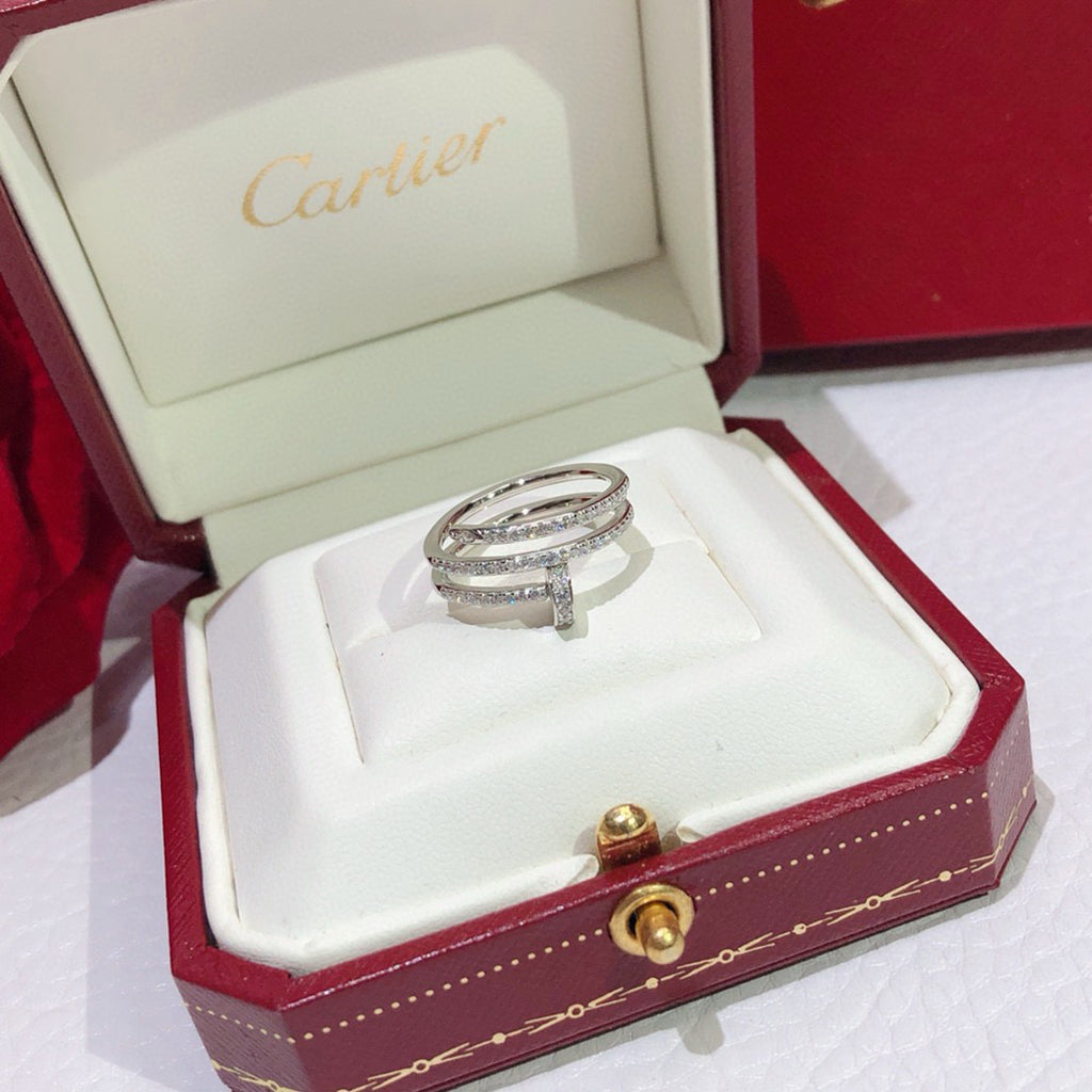 [LUXE JEWELRY] JUSTE RING 4.8MM FULL DIAMOND