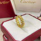 [LUXE JEWELRY] CLASH 6.4MM SMALL FULL DIAMOND RING