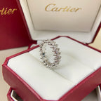 [LUXE JEWELRY] CLASH 6.4MM SMALL FULL DIAMOND RING