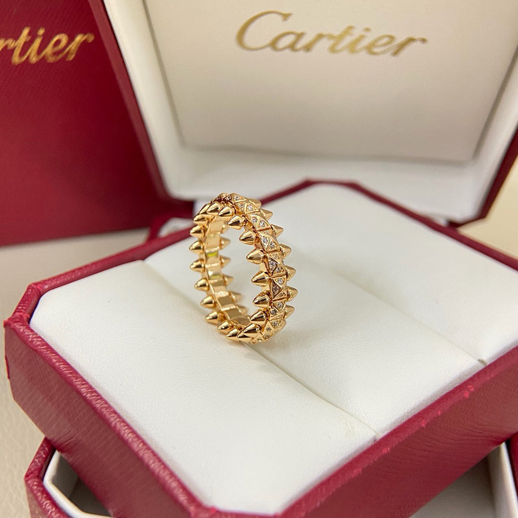 [LUXE JEWELRY] CLASH 6.4MM SMALL FULL DIAMOND RING