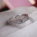 [LUXE JEWELRY] LOVE RING 4.0MM DIAMOND PAVED
