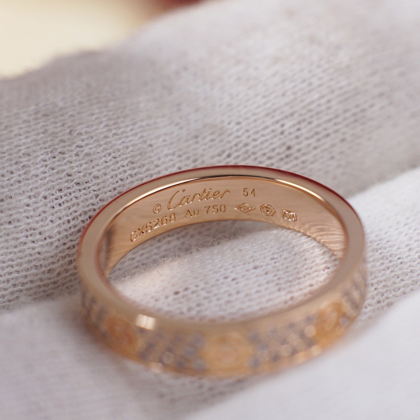 [LUXE JEWELRY] LOVE RING 4.0MM DIAMOND PAVED