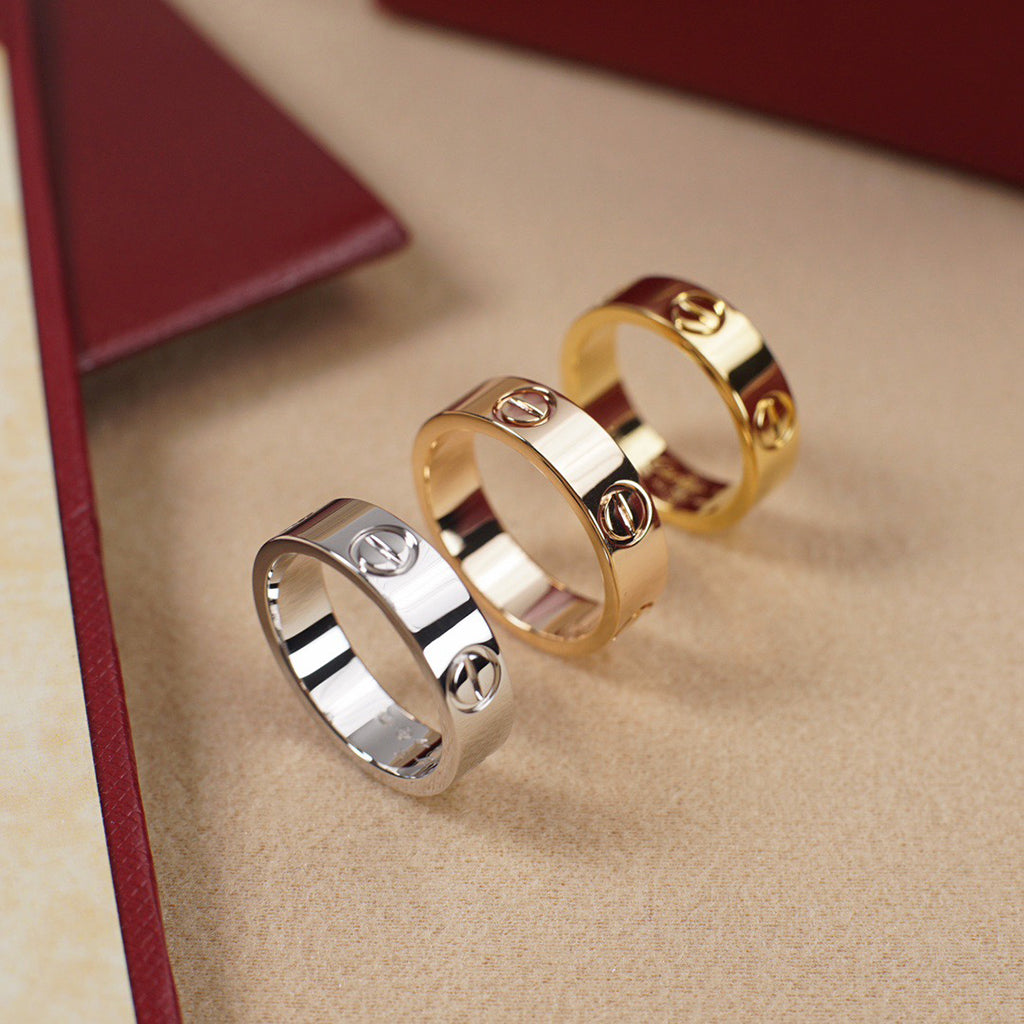 [LUXE JEWELRY] LOVE RING 5.5MM NO DIAMOND
