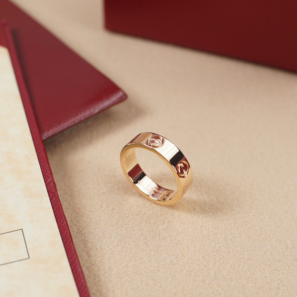 [LUXE JEWELRY] LOVE RING 5.5MM NO DIAMOND