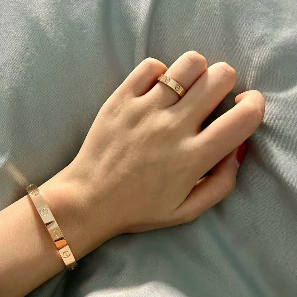 [LUXE JEWELRY] LOVE RING 3.6 MM NO DIAMOND