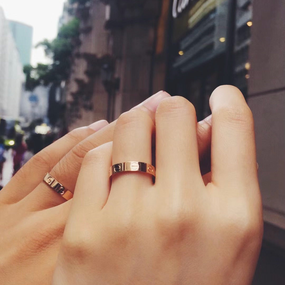 [LUXE JEWELRY] LOVE RING 3.6 MM NO DIAMOND