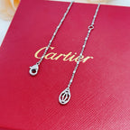 [LUXE JEWELRY] PANTHERE FULL DIAMOND NECKLACE