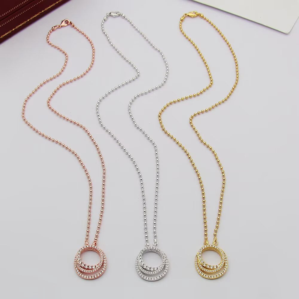 [LUXE JEWELRY] ETINCELLE  FULL DIAMOND NECKLACE