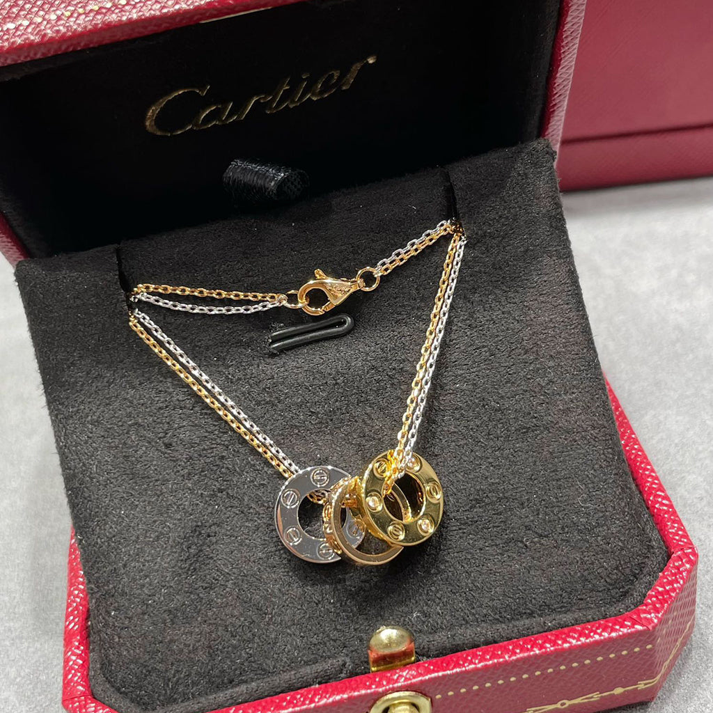 [LUXE JEWELRY] LOVE 6 DIAMOND PENDANT NECKLACE