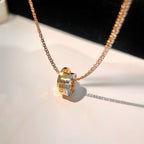 [LUXE JEWELRY] LOVE 6 DIAMOND PENDANT NECKLACE