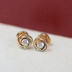 [LUXE JEWELRY] TRINITY STUD DIAMOND EARRINGS