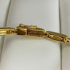 [LUXE JEWELRY] PANTHERE HALF DIAMOND ON CHAIN BRACELET