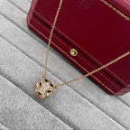[LUXE JEWELRY] PANTHERE FULL DIAMOND NECKLACE