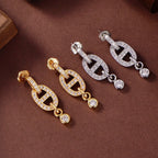 [LUXE JEWELRY]HM CHAINE DIAMOND EARRINGS