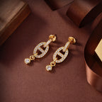 [LUXE JEWELRY]HM CHAINE DIAMOND EARRINGS