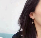 [LUXE JEWELRY]CHAINE TASSEL EARRINGS
