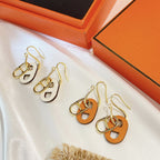 [LUXE JEWELRY]HM O'MAILLON GOLD EARRINGS